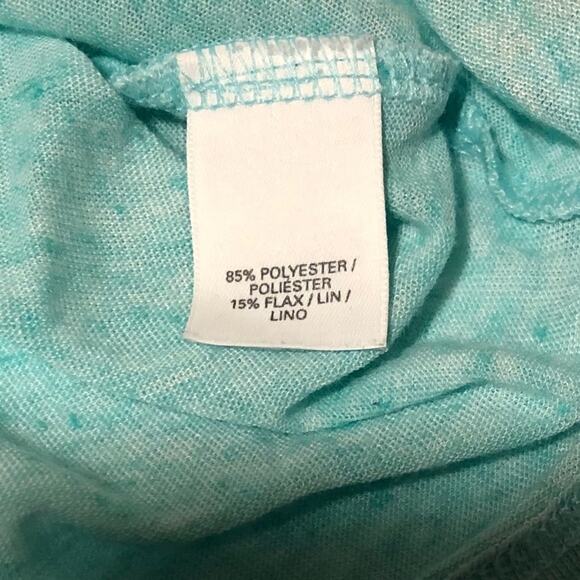 Victoria’s Secret Heather Mint Seafoam Green Tee Shirt Blouse Top size M - Picture 8 of 11